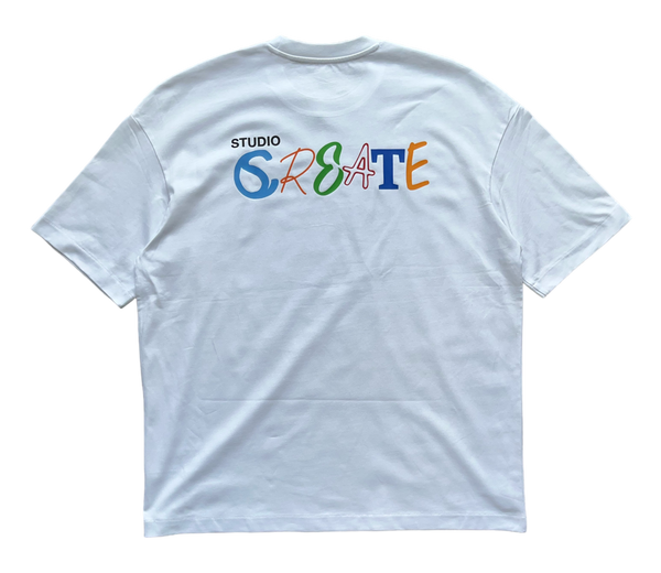 Studio Create Font T-shirt (White)
